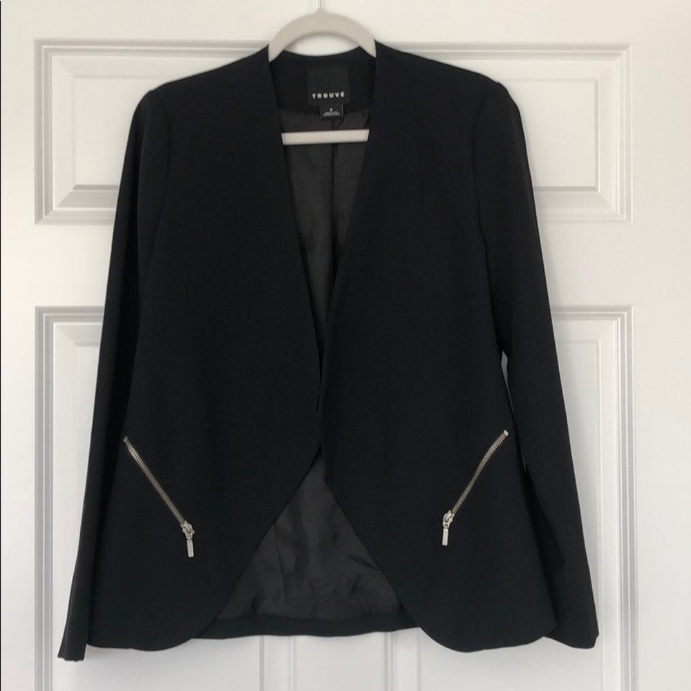 Black Blazer with silver details